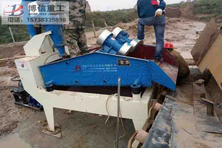 甘肅、廣西（xī）、新疆等多地客戶現場細砂回收機成功（gōng）運營案例