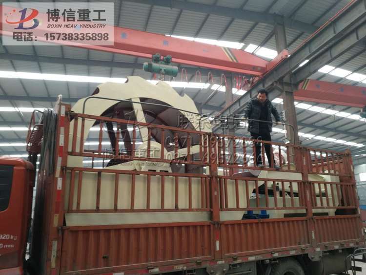 江（jiāng）蘇顧（gù）客選購脫（tuō）水篩和洗砂機發貨中（zhōng）